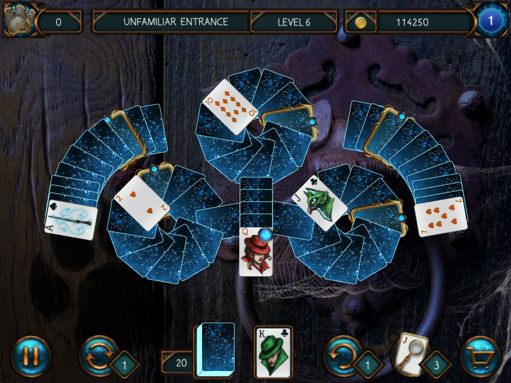 Detective Solitaire Inspector Magic and the Man Without Face游戏截图