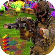 Paintball shoot 3d color waricon