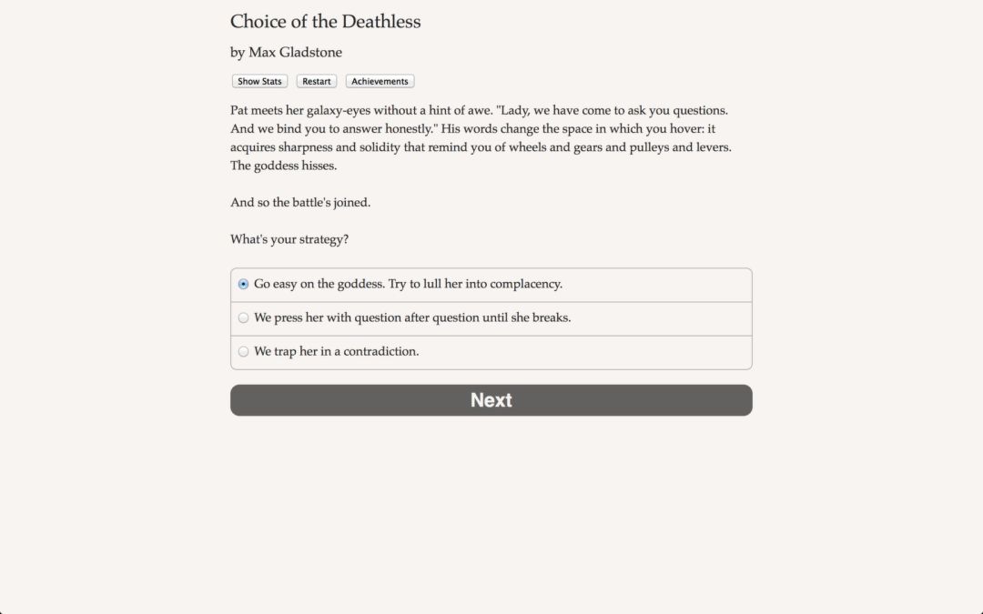 Choice of the Deathless游戏截图