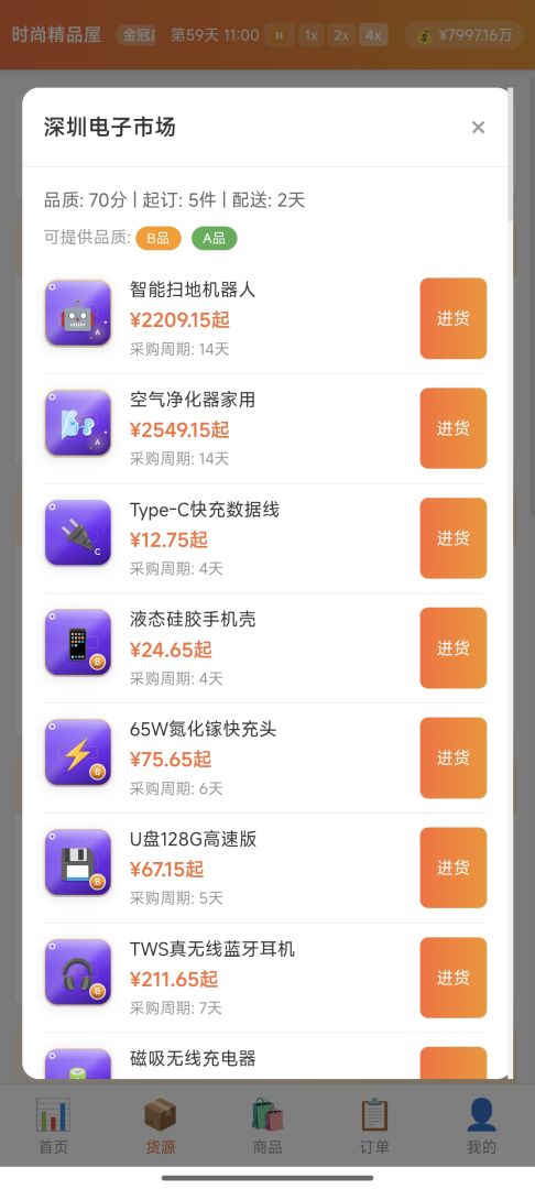 电商经营模拟器游戏截图