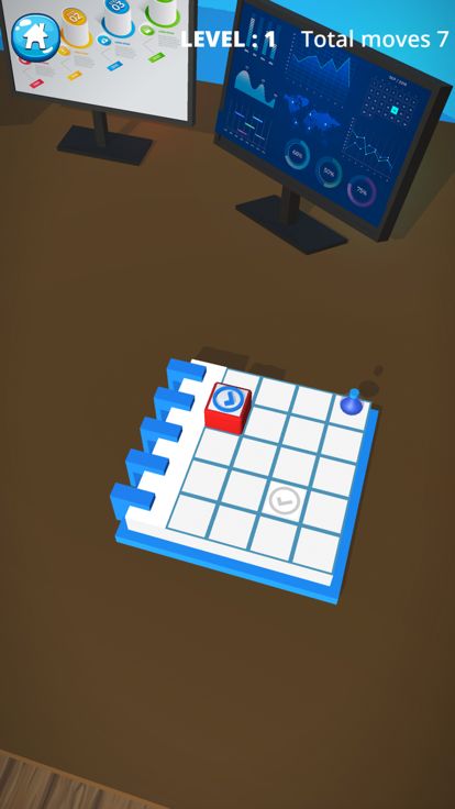 Paper Seal - Stamp Move Puzzle游戏截图