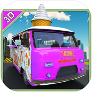 冰淇淋卡车模拟器 - 疯狂货车驾驶及停车位的模拟游戏