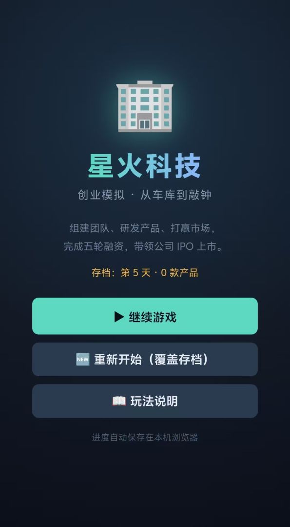 星火科技・创业模拟游戏截图