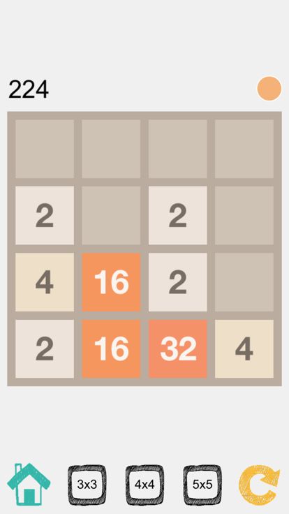 2048 (3x3, 4x4, 5x5) AI游戏截图