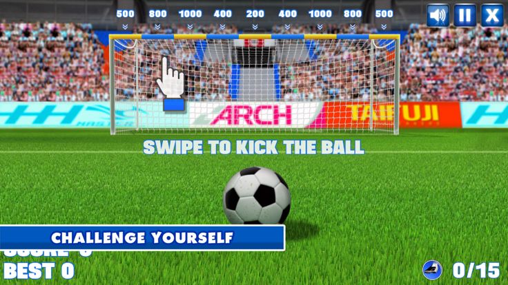 Crossbar Challenge游戏截图