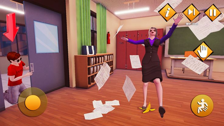 动漫恐怖学校老师游戏截图