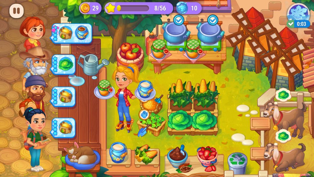 Farming Fever - Pizza and Burger Cooking game游戏截图