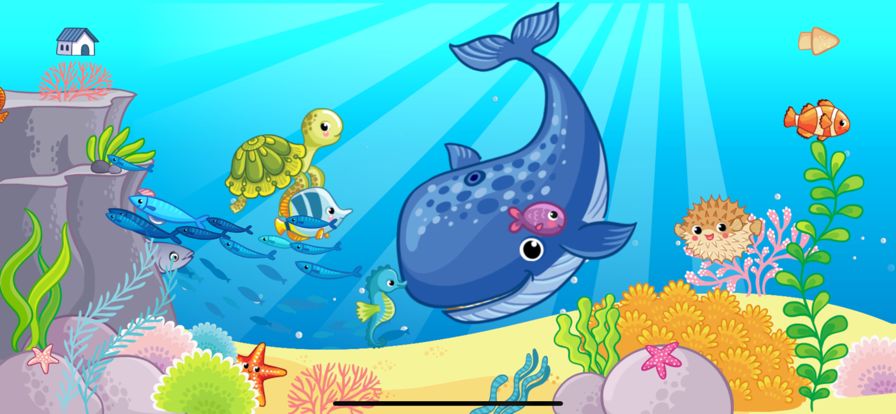 FISH sea animal games for kids游戏截图
