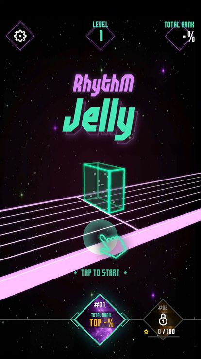 RhythmJelly: Music Rush Game游戏截图