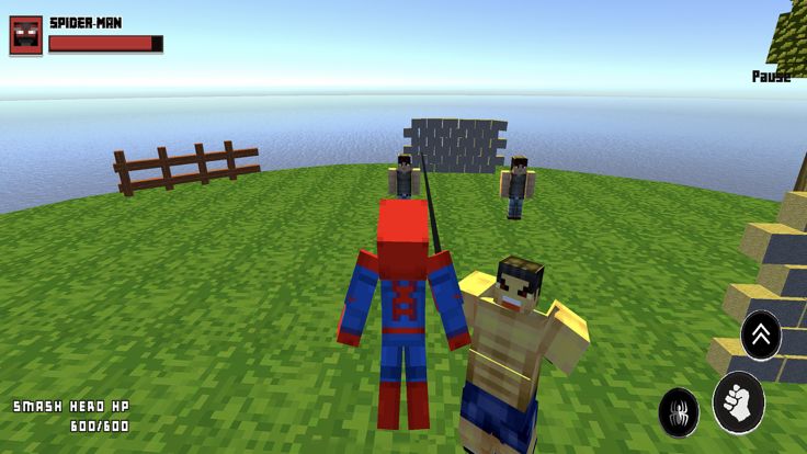 Minecraft Spider-Man Adventure游戏截图