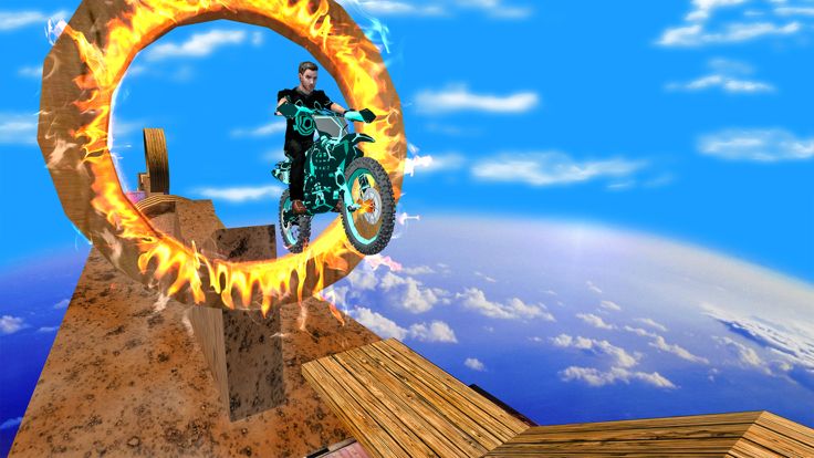 Mega Ramp 特技自行车游戏游戏截图
