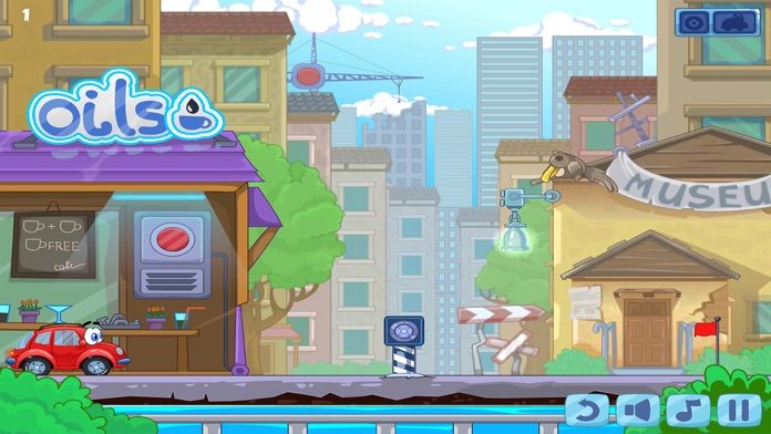 小汽车的时空旅行梦- 动作物理解谜游戏游戏截图