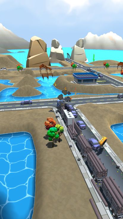 Crazy Traffic Trucks 3D游戏截图