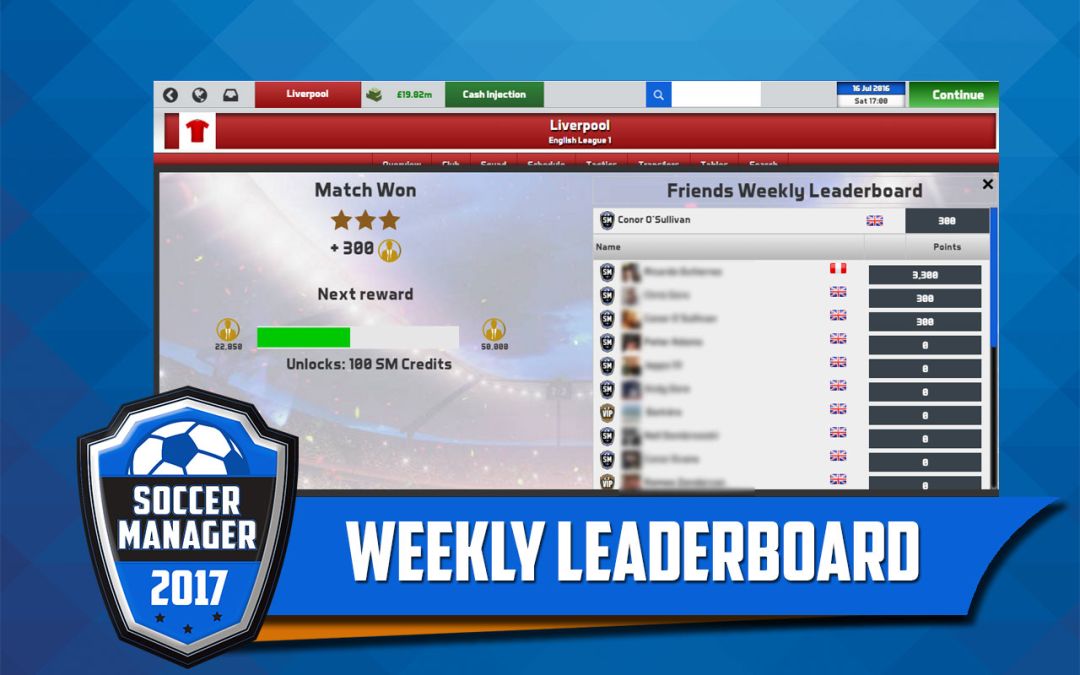 Soccer Manager 2017游戏截图