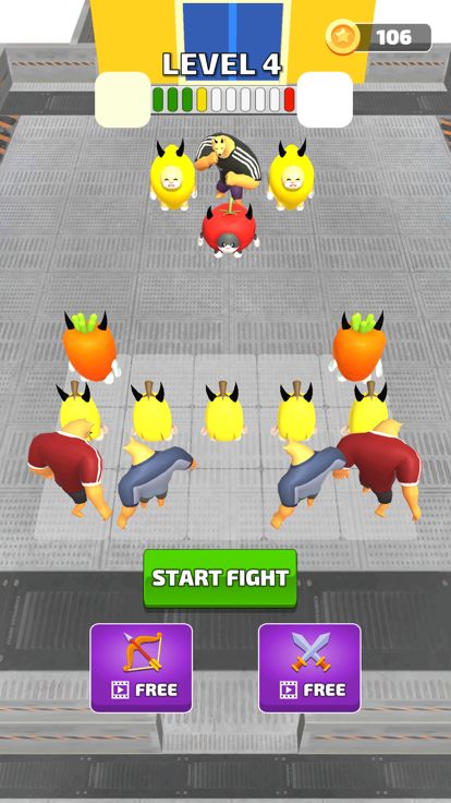 Banana cat Merge battle游戏截图