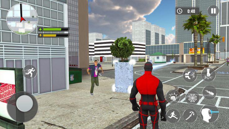 Superhero Rope War Rescue Game游戏截图