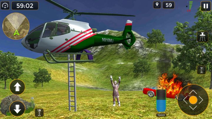 Rescue Helicopter Simulator 3D游戏截图