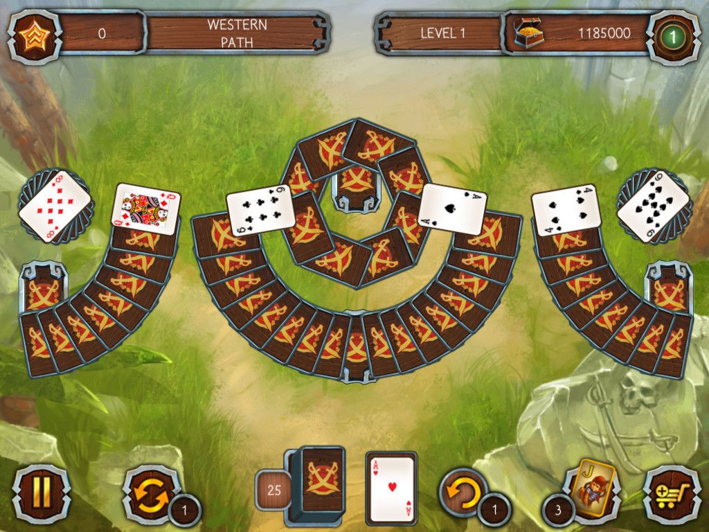 Solitaire Legend of the Pirates游戏截图