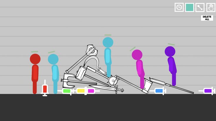 Stickman Ragdoll Playground游戏截图