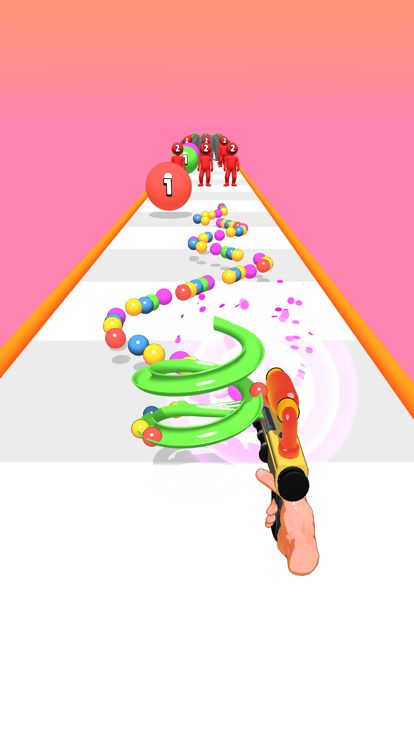 Marble Gun Run游戏截图