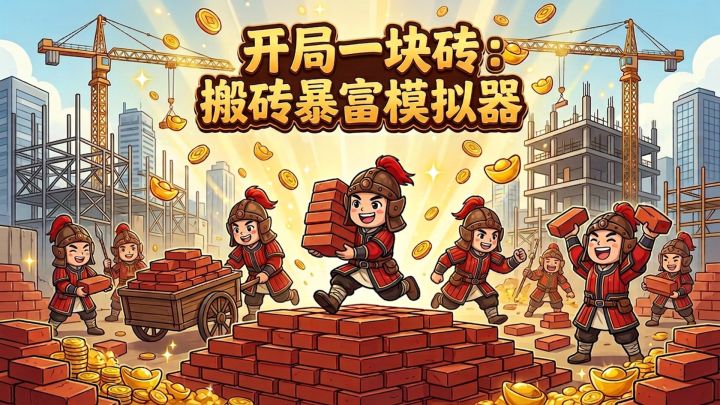 开局一块砖：搬砖暴富模拟器 封面