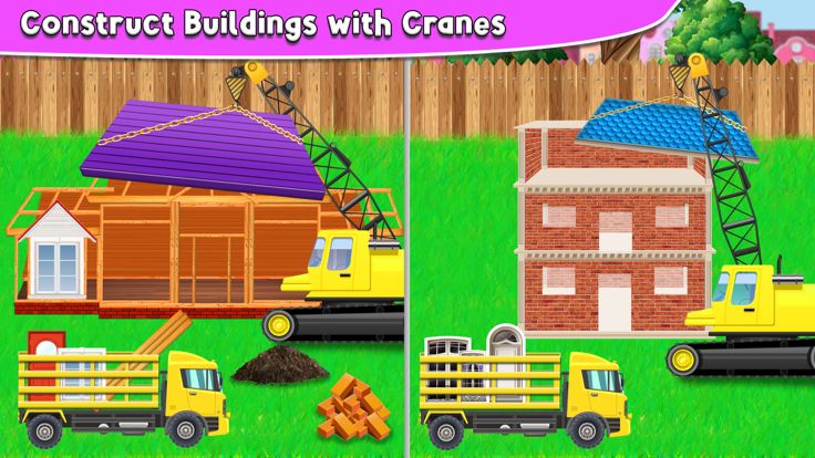 我的城市建设卡车游戏截图