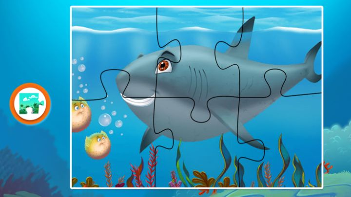 Sea Animal Puzzles For Kids游戏截图