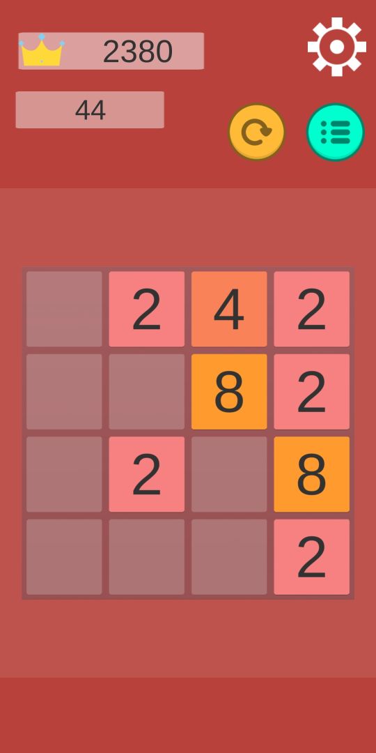 多彩2048游戏截图