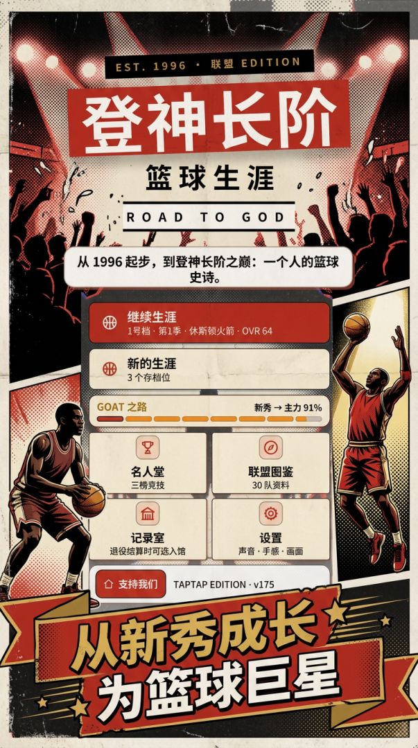 登神长阶：篮球生涯游戏截图