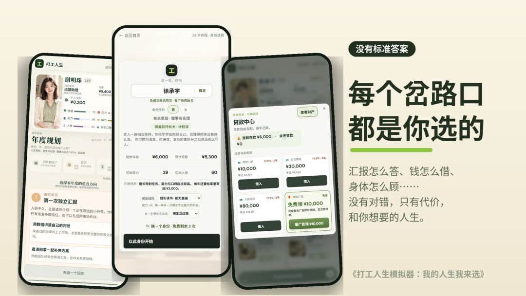 打工人生模拟器:我的人生我来选游戏截图