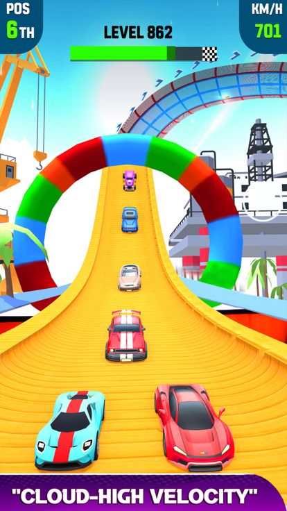 Sky Race 3D Car Racing Games游戏截图