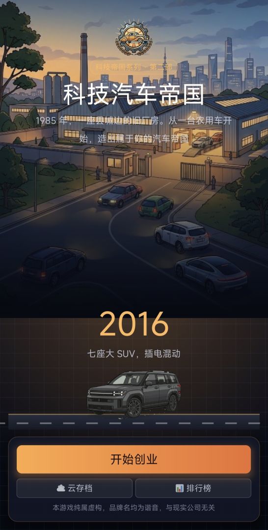 科技汽车帝国游戏截图