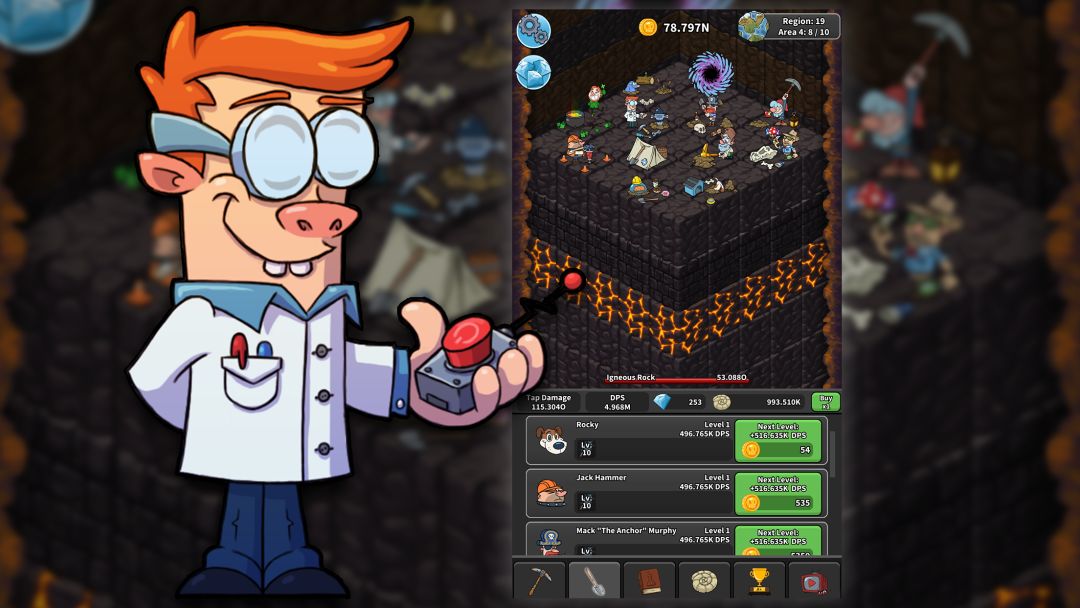 Tap Tap Dig - Idle Clicker Game游戏截图