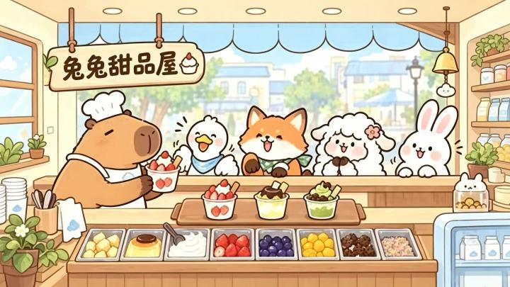 兔兔甜品屋 封面