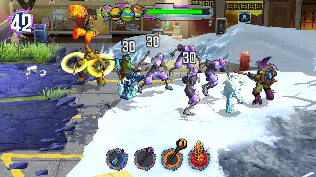 Teenage Mutant Ninja Turtles: Portal Power游戏截图