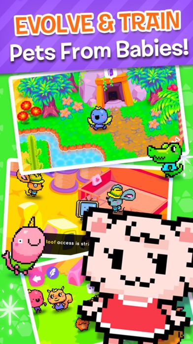 Pakka Pets Village - Build a Cute Virtual Pet Town游戏截图