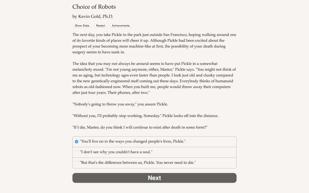 Choice of Robots游戏截图
