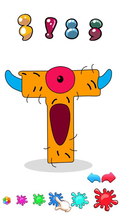 Coloring Alphabet Book Game游戏截图