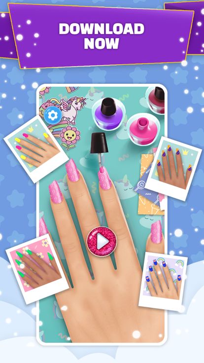 Girls Nail Salon: Paint,Polish游戏截图