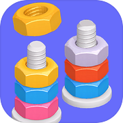 螺母和螺栓颜色分类icon