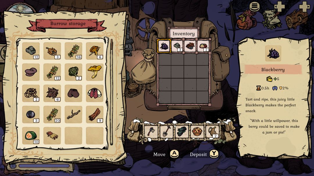 林间暖巢 Winter Burrow游戏截图