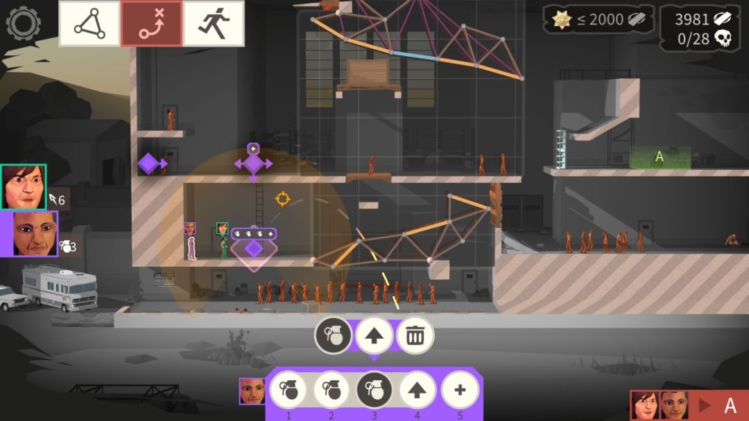 Bridge Constructor: The Walking Dead游戏截图