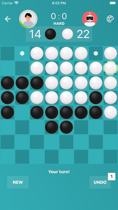 黑白棋 奥赛罗 翻转棋游戏截图
