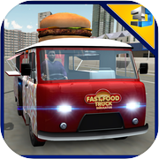 快餐车模拟器 - 半食货车驾驶和停车位的模拟游戏icon