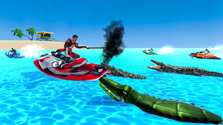 愤怒的鳄鱼可怕的攻击游戏截图