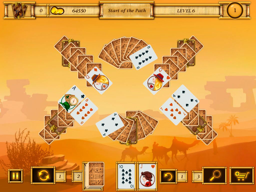 Egypt Solitaire. Match 2 Cards游戏截图