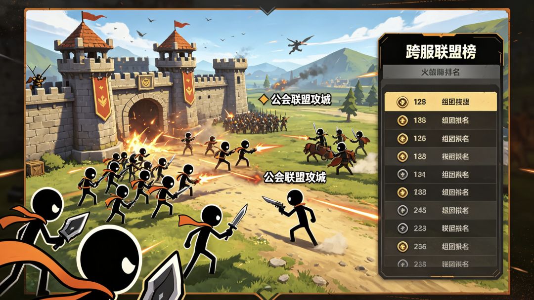 火柴人战争联盟游戏截图