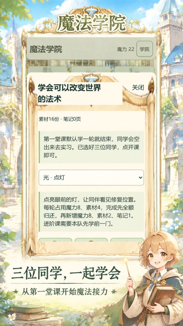魔法学院游戏截图