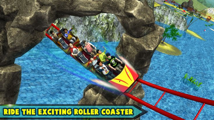 Theme Park Roller Coaster Ride游戏截图