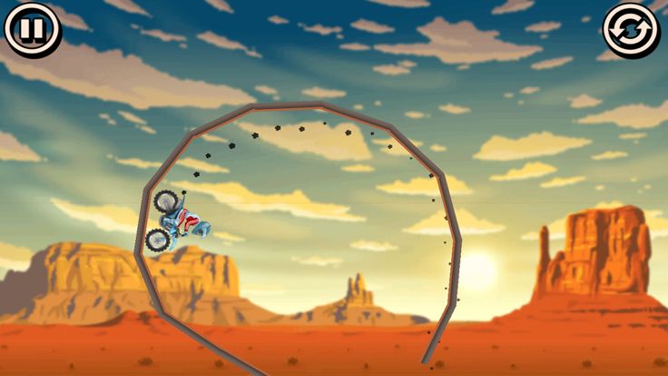 极限摩托车 - 特技飙车游戏截图